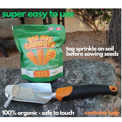 Big A Carrot Fertilizer and Root Vegetable Fertilizers – Premium Fertilizer for Carrots and Vegetable Garden – Organic Plant Food for Indoor and Outdoor Plants