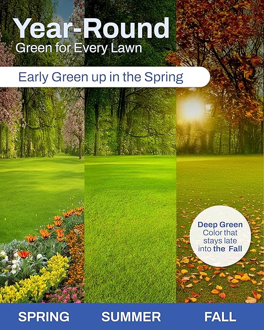 EarthWorks EW4H Replenish Lawn Fertilizer (8-2-2) Organic Compost Grass Food Deep Root Turf Booster Year-Round Green Soil-Building Formula for All Seasons 25 lbs