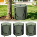 HIRALIY 15 Gallon Cylindrical Tree Watering Bag 3 Pack Slow Release 1-5 Days Deep Root &amp Automatic Drip Irrigation System for Multi-Trunk Newly Planted Small Trees and Shrubs