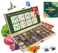 Lush&ampDew Raised Garden Bed Heirloom Seed Bank 32 Varieties 30000+ Non-GMO Seeds for Planting Vegetables Herbs Fruits Year-Round Gardening Gifts for Women Men Survival Seed Kit for Food Supplie
