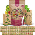 55 Vegetable Seeds Variety Pack - 35600+ Non-GMO Heirloom Seeds for Planting Vegetables and Fruits in Individual Seed Packets Home Garden Seeds for Hydroponic Indoor and Outdoors Gardening