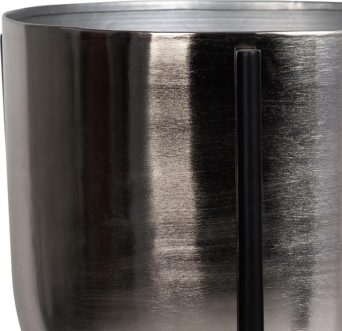 Metal 25 Planter ON Tripod SilverBlack