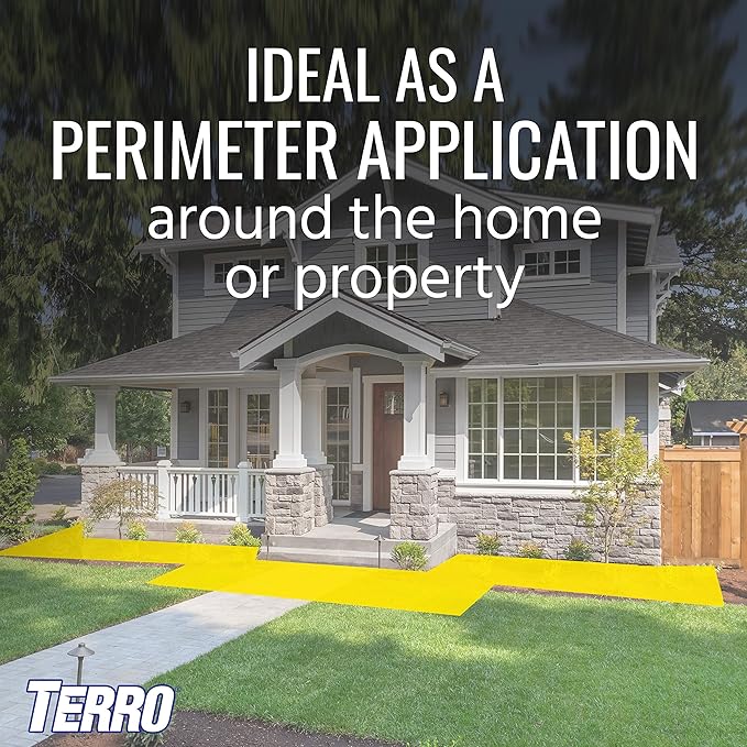 TERRO T2600 Perimeter Outdoor Ant Bait Plus - Attracts and Kills Carpenter Ants Roaches Crickets Earwigs Silverfish Slugs and Snails - 2 Pack 4Lbs