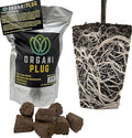 VPS OrganiPlug Hydroponic Seed Starter Plugs 50 Pack Rapid Root Planting Pods for Seedling Clone Cutting Promotes Plant Flower Vegetable Growth w/Organic Soil Ingredients Fits Standard Tray