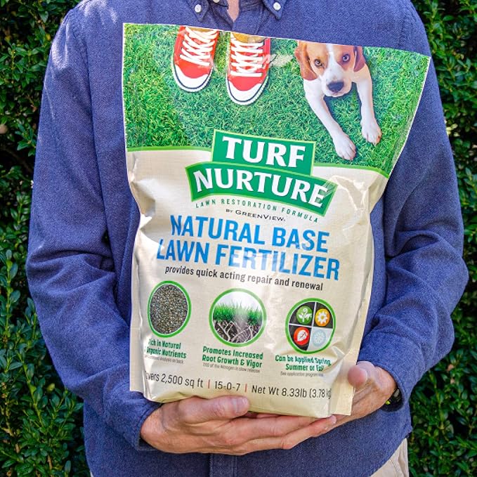 GreenView Turf Nurture Natural Base Lawn Fertilizer - 8.33 lb. Bag