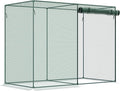6' x 3' Crop Cage Plant Protection Tent with Zippered Doors for Vegetable Garden Backyard Green