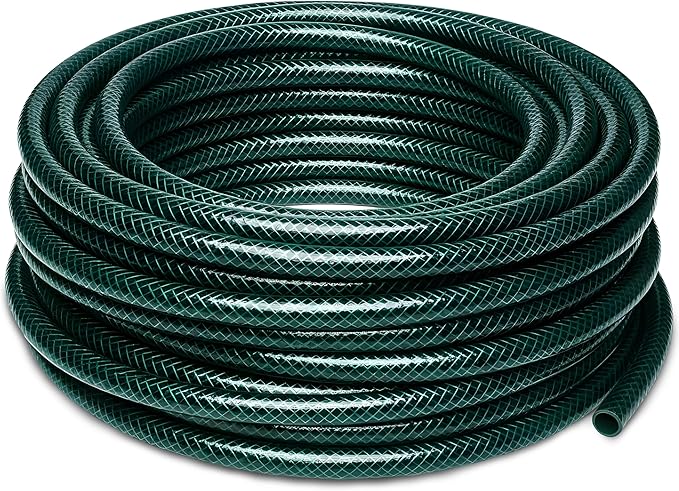 Carpathen 50 FT 1/2 Irrigation Tubing Mainline - Drip Irrigation Tubing Perfect for Push-To-Connect Garden Irrigation System or as Blank Distribution Hose for Any Gardening Project