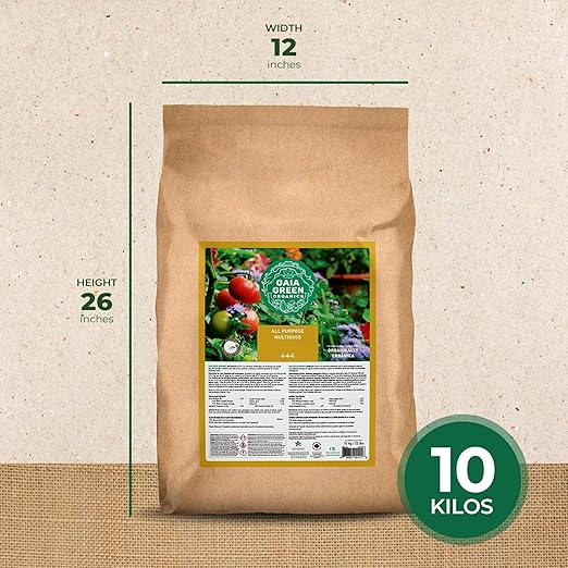 GAIA GREEN All Purpose Soil Supplement for Resilient Crop Growth Ideal for Household Plants Urban Gardens Lawns and Greenhouses 10 Kilos
