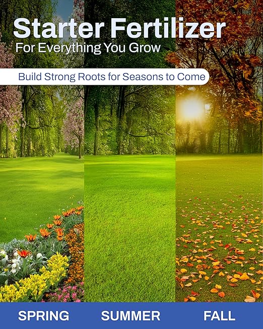 EW4H Replenish (3-3-3) Organic Fertilizer Lawn &amp Garden Starter for All Plants Flowers Vegetables and Sod 25 lb Bag