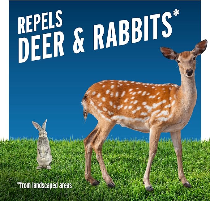Liquid Fence Deer And Rabbit Repellent Concentrate 32 Ounces Apply Year-Round