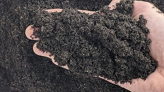 Brothers Worm Farm 10 Pounds Worm Castings (aka Worm Poop). Transform your indoor plants and gardens with a Lab-tested Eco-friendly and All-natural Worm Fertilizer. Safe Non-toxic and High in Benef