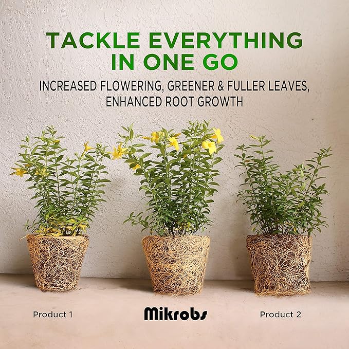 Mikrobs - Microbial Superpack for Living Soil. Revitalize Plants (8 Oz)