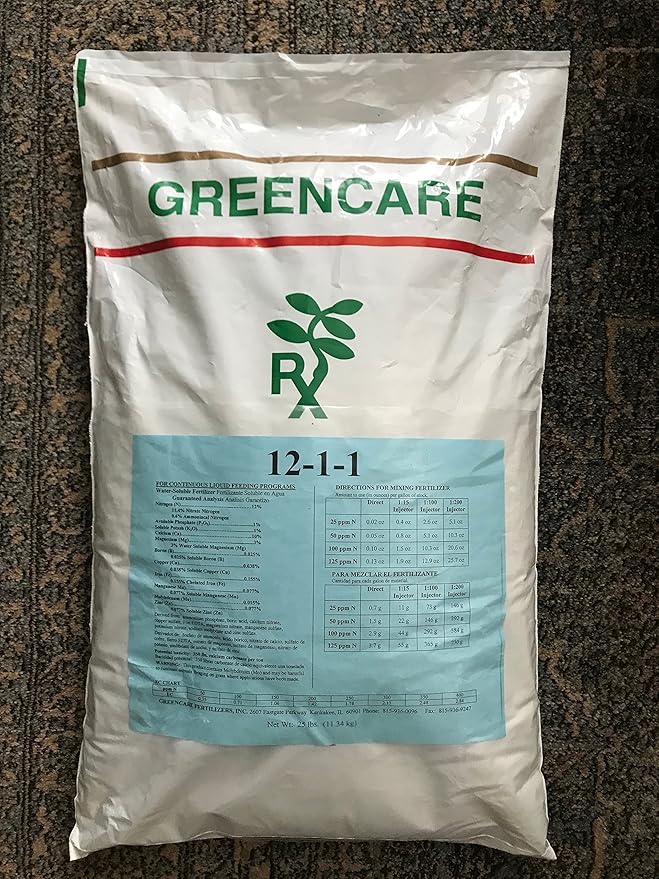 Orchid Fertilizer (MSU) 1lb Bag K-Lite (12-1-1-10Ca-3Mg) Excellent for Orchids &amp Houseplants - Urea Free (Greencare)