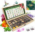Lush&ampDew Year-Round USDA Zone 6 Heirloom Survival Seed Kit 32 Varieties 30000+ Non-GMO Seeds for Planting Vegetables Herbs Gardening Gifts for Women Men Raised Beds Indoor Outdoor Home Garden