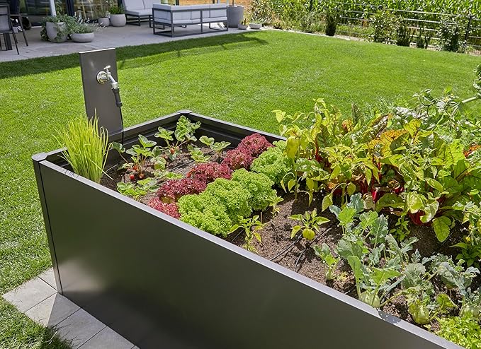 Gardena Micro-Drip-System Drip Irrigation Set Raised Bed/Bed (35 Plants): Starter Set Ready to use Water-Saving Irrigation System Simple &amp Flexible Connection Technology (13455-20)