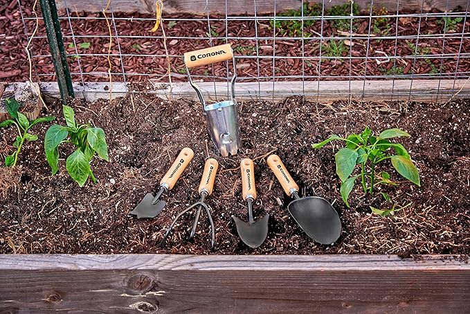 Corona Tools 3-Piece Wood Handle Garden Tool Set