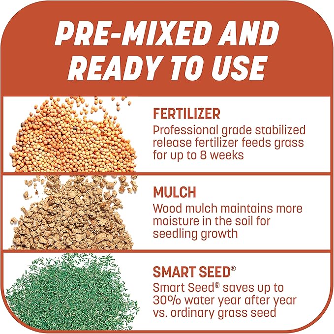 Pennington Smart Patch Bermudagrass 30lb 600 sq. ft. Grass Seed Bare Spot Repair with Mulch and Fertilizer