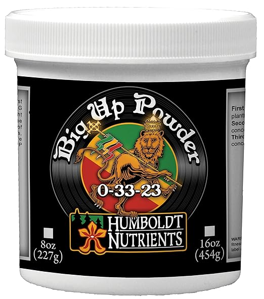 Humboldt Nutrients Big Up Powder Premium Bloom Booster 33% Phosphate 23% Potash with Monopotassium Phosphate and Seaweed Multiple Sizes
