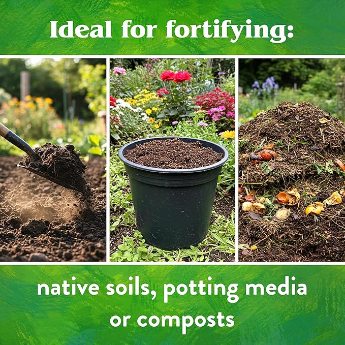 Down To Earth All Natural Fertilizers Organic Azomite Granulated Trace Minerals - Essential Minerals for Improving Plant Growth 0-0-0.2 5lb