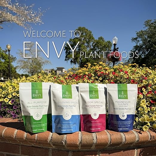 ENVY Plant Foods Acid-Loving Special | Water Soluble Fertilizer | Hydrangea Azalea &amp Berry Plant Food (3lb x3)