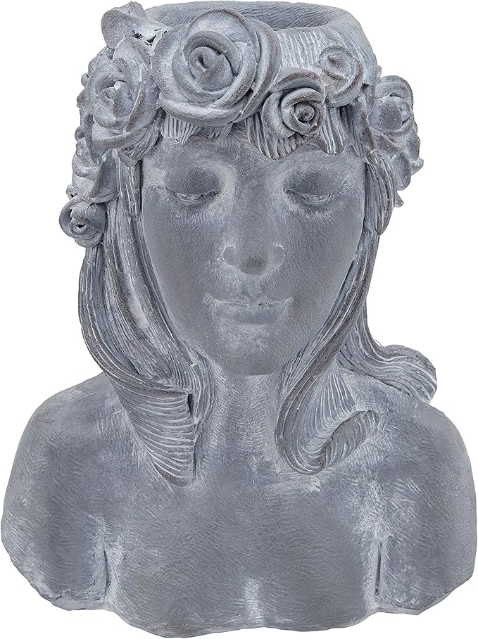 Generic Resin 19 Lady W Roses Gray
