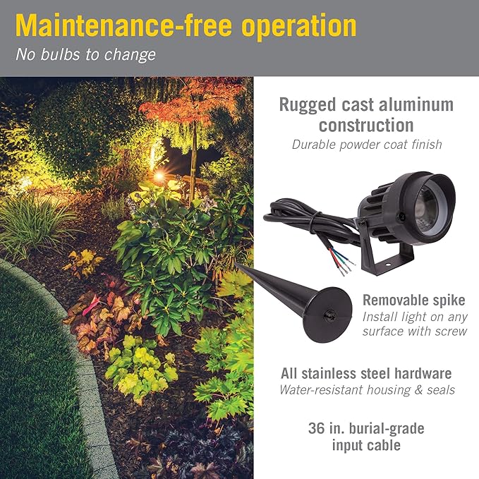 Armacost Lighting Low-Voltage LED Landscape Light (RGB) 442920