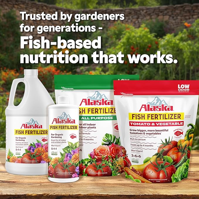 Alaska Fish Fertilizer OMRI Listed 5-1-1 115 oz