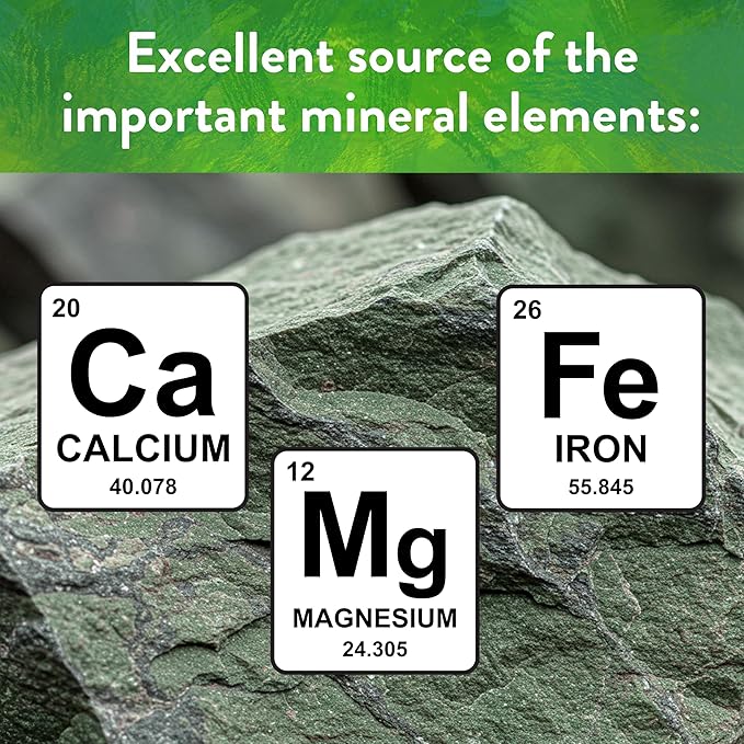 Down To Earth All Natural Fertilizers Organic Greenstone Metabasalt - Soil Amendment with Trace Minerals Iron Calcium Magnesium 5 lb