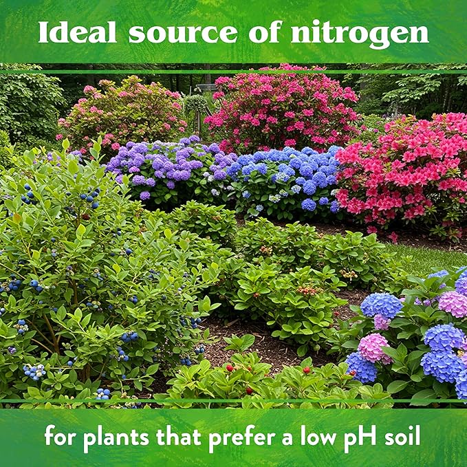 Down To Earth All Natural Fertilizers Organic Cottonseed Meal - Plant Food for Low pH Acid Soil Loving Plants 6-2-1 5 lb