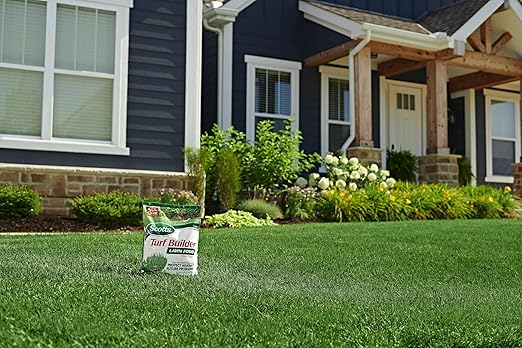 Scotts Turf Builder Lawn Food - Fertilizer for Grass For All Grass Types 5000 sq. ft. 12.5 lb.