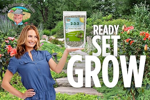 Old Cobblers Farm™ Wicked Organics 2-3-3 Fertilizer – Slow-Release Plant Fertilizer for Vegetables Lawns Flowers &amp Trees. Supports Strong Roots &amp Growth. (5 lbs | 10 lbs | 15 lbs | 20 lbs) (