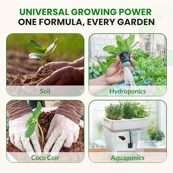Humboldts Secret CalMag &amp Iron | Calcium Magnesium &amp Chelated Iron Nutrient Fertilizer | Hydroponic Supplies for Vegetative &amp Flowering Growth in Soil Coco Hydroponics or RO Water | 2.5