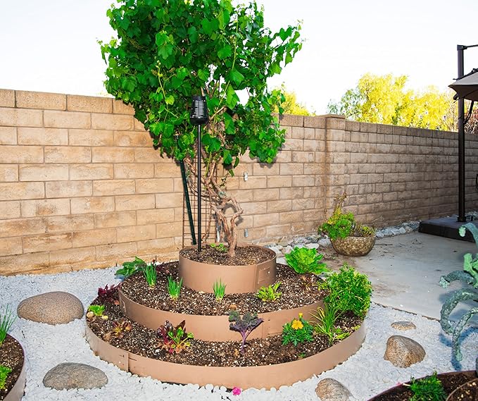 Dirt Locker Harvest Locker™ – Modular Stackable Raised Garden Bed Water-efficient Keyhole Planter &amp Compost‑Ready Harvest System
