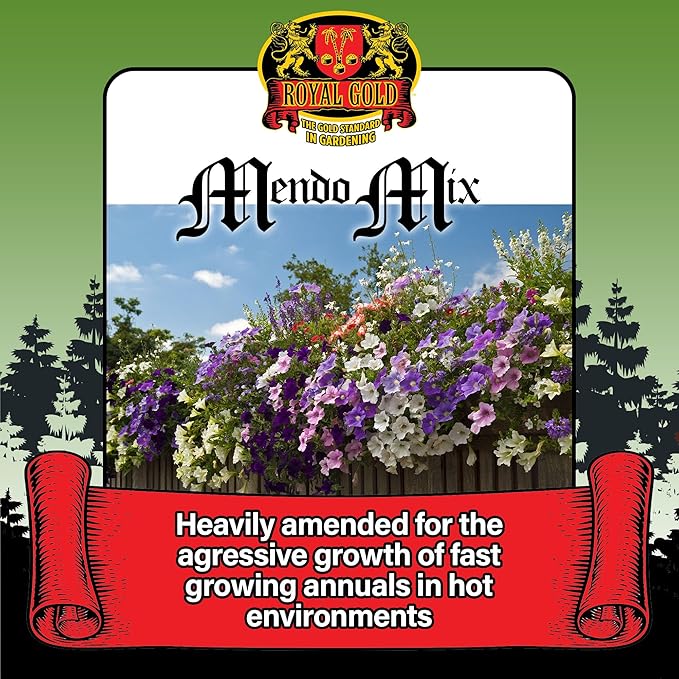 Royal Gold Mendo Mix Soil Amendment 1.5 Cubic Foot - for Strong Root Development and Aggressive Growth Ideal for Outdoor Gardening in Hot and Dry Climates