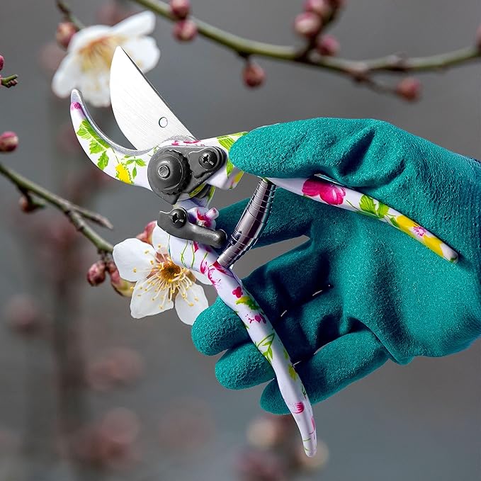 Gardening Tools – 42 Piece Premium Gardening Tool SetHeavy Duty Hand Tools with Fashion Garden Tools Organizer HandbagRust-Proof Gardening Tool Kit Ideal Gardening Gifts for Women(Pink Floral)