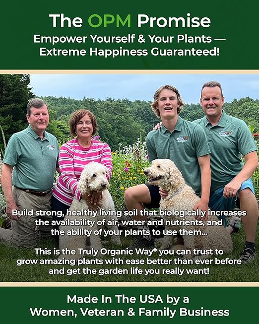 Organic Plant Magic - Truly Organic™ Slow Release Granular Fertilizer : Long-Lasting Plant Food Granules - Indoor &amp Outdoor Flowers Vegetable Gardens Fruit Trees Shrubs House Plants [One 4 lb
