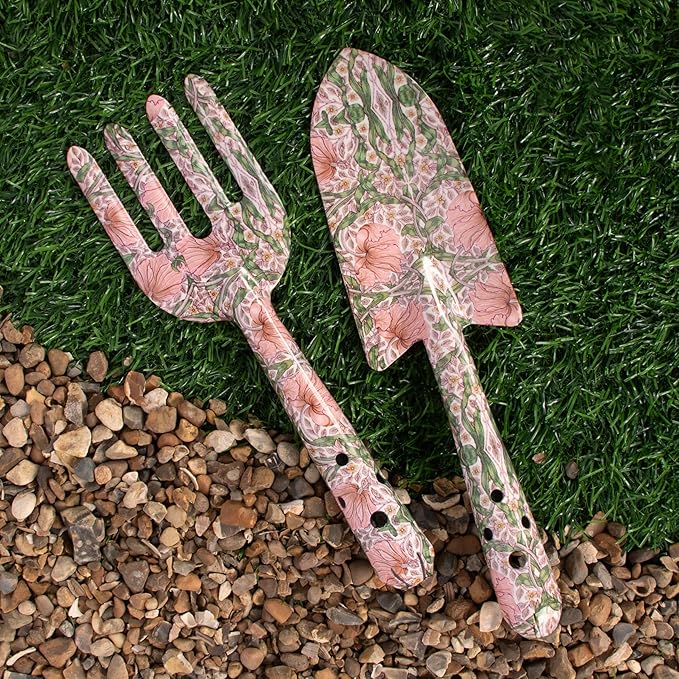 The Leonardo Collection William Morris Pimpernel Garden Tool Set for Gardening | Ideal Tool Kit &amp Gardening Gifts for Women &amp Men | Durable Garden Tools &amp Hand Tools for Daily Garden Work