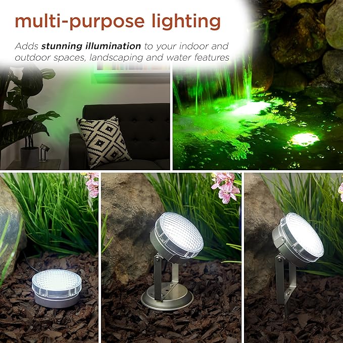 Alpine Corporation Outdoor 72 Count Super Bright LED Lights with Transformer and Inline Controller