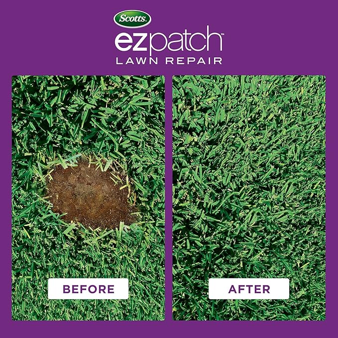 Scotts EZ Patch Lawn Repair for St. Augustine Lawns Combination Mulch and Fertilizer 3.75 lbs. (6-Pack)