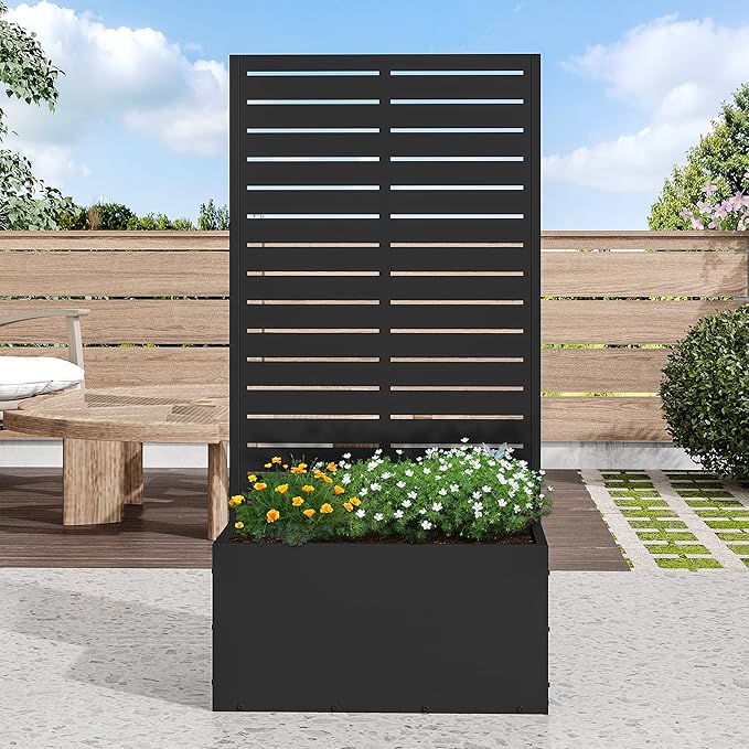 Casaphoria Metal Raised Garden Bed 47x24x12 Planter Box