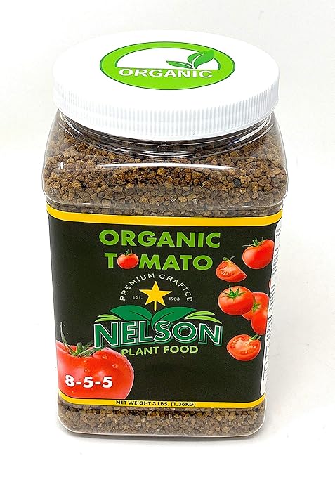 Tomato Fertilizer Organic OMRI Certified Safe Will Not Burn Indoor Outdoor Food for All Vegetables NPK 8-5-5