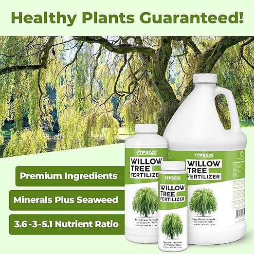 Willow Fertilizer – Liquid Plant Food for Fast Growth Stronger Roots &amp Healthy Growth 32 oz