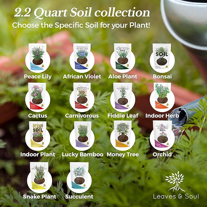 Large Bonsai Soil Premium All Purpose Blend | Pre-Mixed Ready to Use for Plant Support and Fast Drainage | Lava Limestone Pearock Calcined Clay and Pinebark | Extra Large 8.2 Quarts | Made in USA