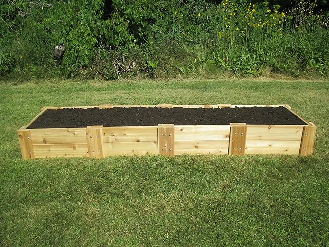 Infinite Cedar Premium Cedar Raised Garden Bed (2' x 8' x 11 H)