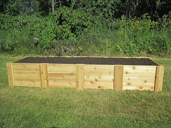 Infinite Cedar Premium Cedar Raised Garden Bed (2' x 8' x 16.5 H)