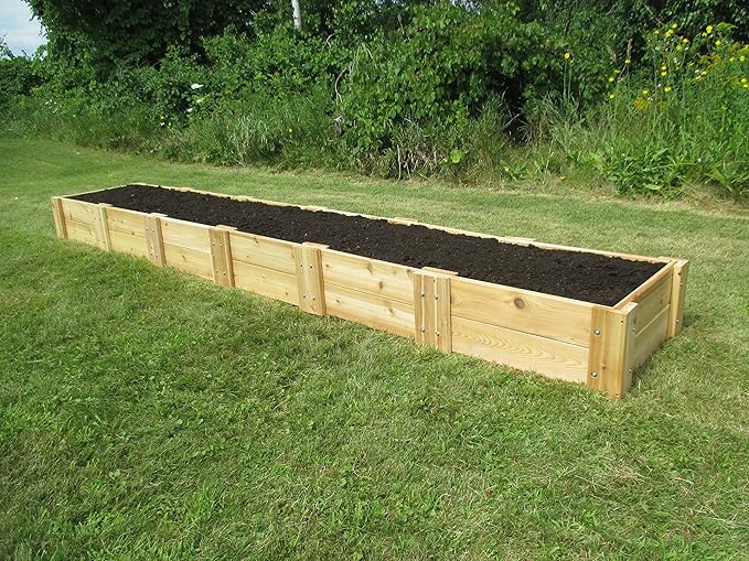 Infinite Cedar Premium Cedar Raised Garden Bed (2' x 12' x 11 H)