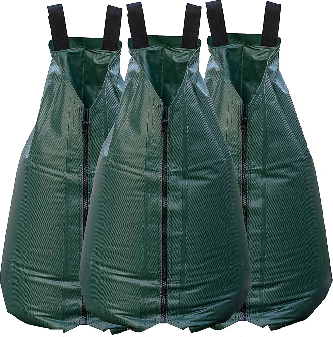 25 Gallon X-Large Tree Watering Bag Slow Release Tree Drip Irrigation Bag Automatic Water Saving Irrigation Water System for Young&ampNewly Planted Trees&ampEvergreens&ampShrubs