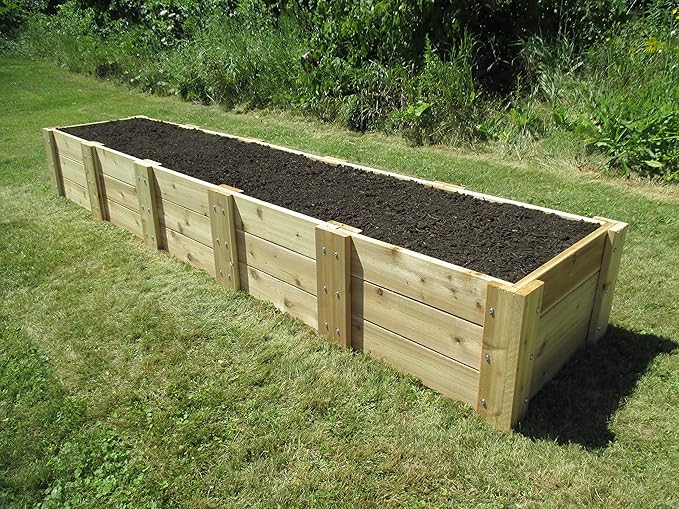 Infinite Cedar Premium Cedar Raised Garden Bed (2' x 10' x 16.5 H)