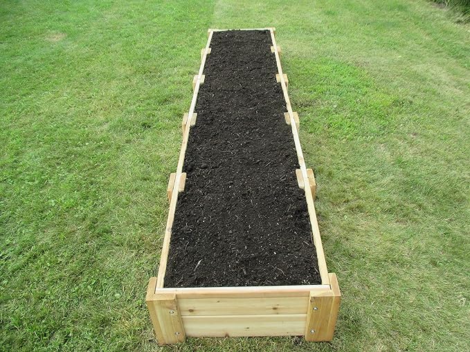 Infinite Cedar Premium Cedar Raised Garden Bed (2' x 10' x 11 H)