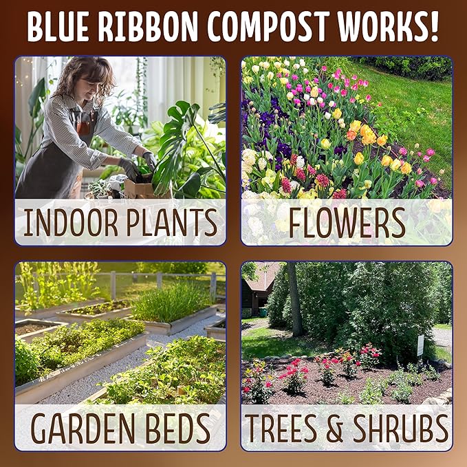 Ribbon Organics OMRI Certified Organic Compost Size: 7.9 Gallons 32-35 Pound Bag